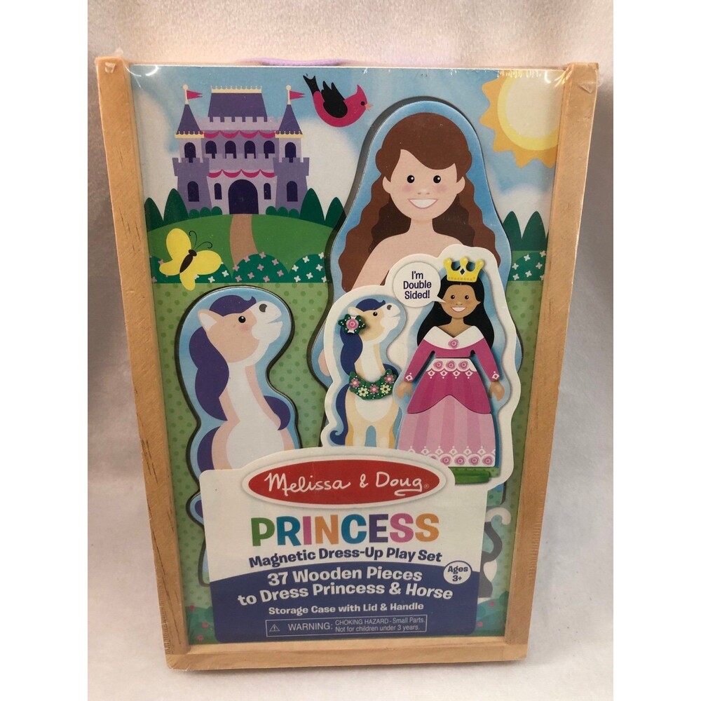 Melissa and doug princess magnetic dress up play set